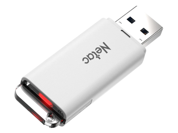 USB флеш-накопитель 256GB Netac U185 белый USB 3.2 (NT03U185N-256G-32WH) фото