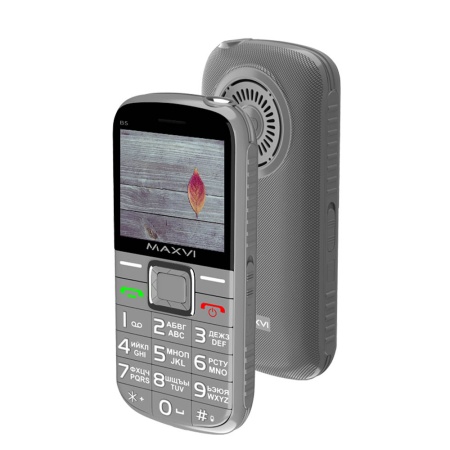 Мобильный телефон MAXVI B5 GREY (2 SIM) фото