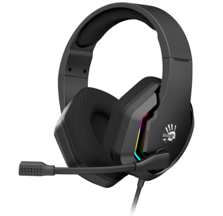 Игровые наушники с микрофоном A4 Bloody G260p USB черный фото