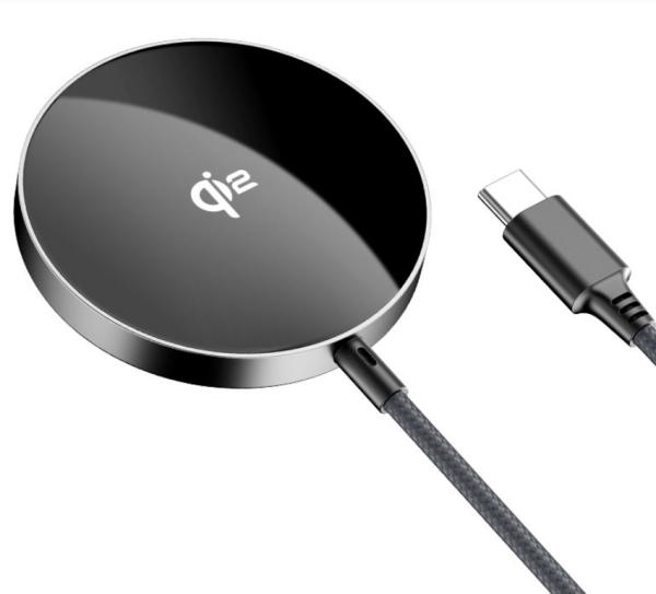 Беспроводное зарядное устройство ACEFAST E24 15W USB-C+USB-A Qi2 Magnetic Wireless Charger. фото