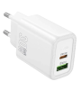 Зарядное устройство HOCO N63 PD30W+QC3.0 30W 3A (PD+QC) USB/USB Type-C белый фото
