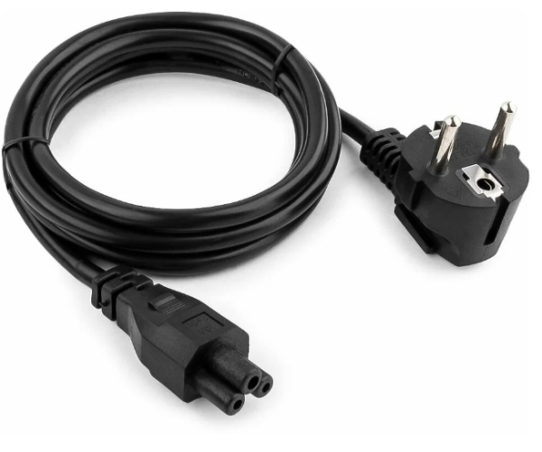 Кабель питания Cablexpert PC-186-ML12, Schuko-C5, 3х0.75мм2, 10А, 1.8м, черный, пакет фото