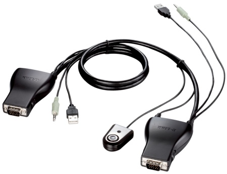 KVM-переключатель D-Link KVM-221 KVM-221/C1A 2-портовый KVM-переключатель USB фото