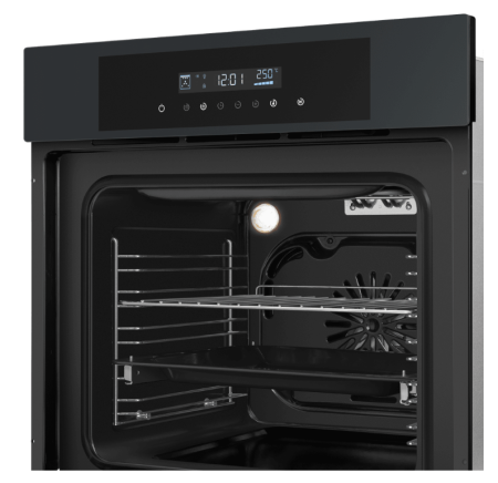 Духовой шкаф MAUNFELD AEOD6063G1 графитовый фото