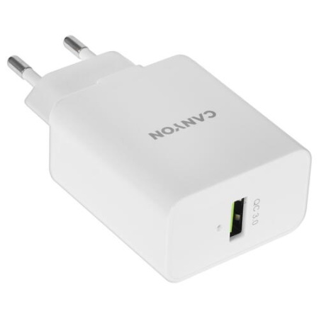Сетевое зарядное устройство Canyon H-36 CNE-CHA36W01 белый фото