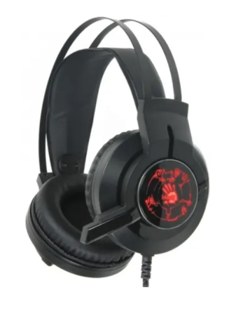 Игровые наушники с микрофоном A4 Bloody G430 черный фото