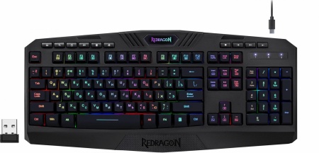 Клавиатура Redragon Harpe RGB беспроводная фото