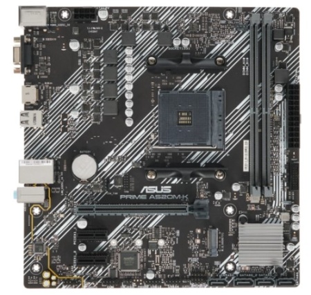 Материнская плата ASUS PRIME A520M-K <S-AM4 AMD A520 2xDDR4 mATX AC`97 8ch(7.1) GbLAN RAID+VGA+HDM фото