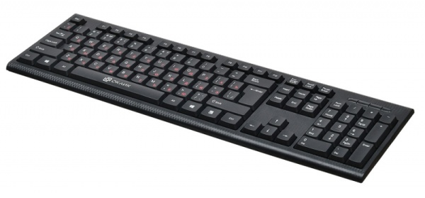 Клавиатура Oklick 120M черный USB фото