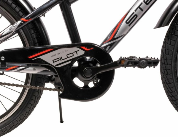 (м) Велосипед детский STELS 20" Pilot-200 VC темно-серый  фото