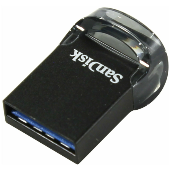 USB флеш-накопитель 16Gb SanDisk Ultra Fit чёрный USB 3.1 (SDCZ430-016G-G46) фото
