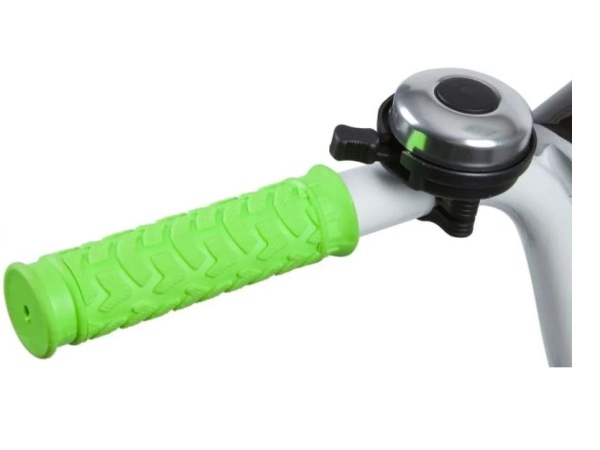 (м) Велосипед детский NOVATRACK 20"203STRIKE.WTG20 белый-зелёный, тормоз нож, крылья корот, защита А фото