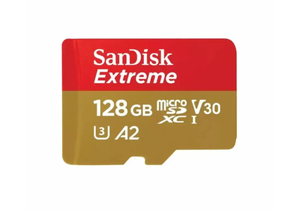 Карта памяти MicroSD 128GB SanDisk Class 10 Extreme A2 UHS-I U3 (190/90 Mb/s) (SDSQXAA-128G-GN6MN фото
