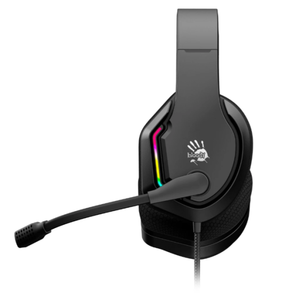 Игровые наушники с микрофоном A4 Bloody G260 USB черный фото