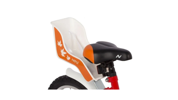 (м) Велосипед детский NOVATRACK 14"144MAPLE.RD22  красный, полная защита цепи, тормоз нож, крылья цв фото