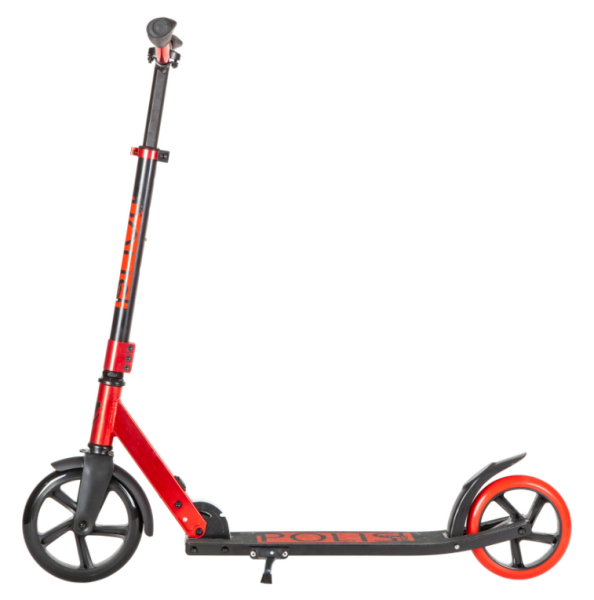 Самокат городской NOVATRACK 200.POLIS.RD22 PRO алюминий, складной с помощью кнопки на раме, эр фото