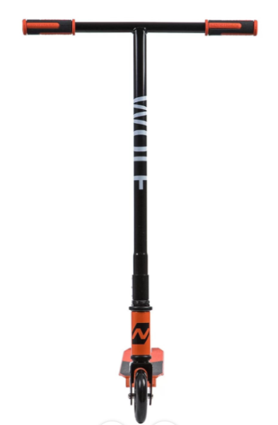 Самокат трюковый NOVATRACK 110P.WOLF.BOR9 PU колеса 110 мм с пластик.ободом плотностью 84A, abec7, з фото