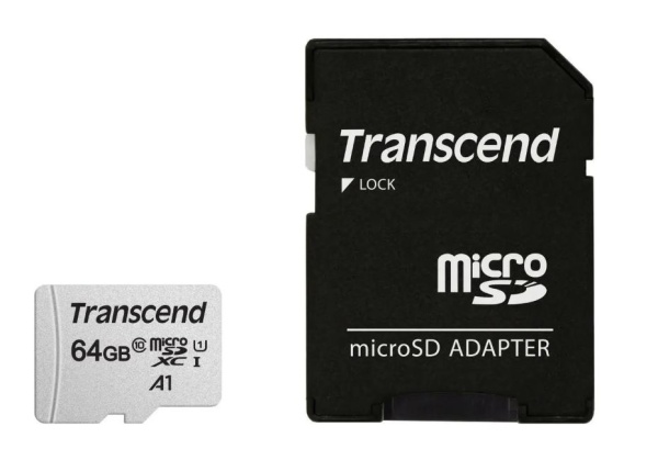 Карта памяти MicroSD 64GB Transcend 300S UHS-I U1 (TS64GUSD300S-A) купить ЦИТ Карта памяти MicroSD 64GB Transcend 300S UHS-I U1 (TS64GUSD300S-A) фото