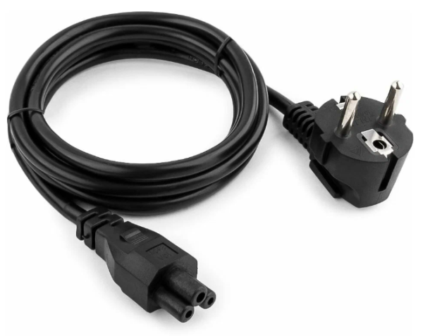 Кабель питания Cablexpert PC-186-ML12-3M, Schuko-C5, 3х0.75мм2, 10А, 3м, черный, пакет фото