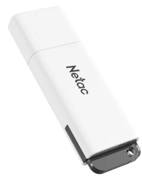 USB флеш-накопитель 128Gb Netac U185 белый USB 2.0 (NT03U185N-128G-20WH) фото