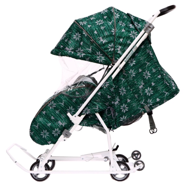 Санки-коляска Ника Наши детки 3-1К скандинавский зеленый НДТ3-1К/6 фото