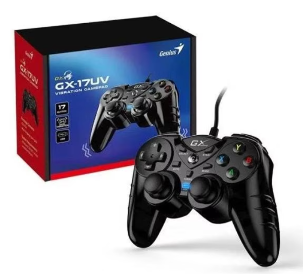 Геймпад для PS3 и PС Genius GX-17UV черный USB  фото