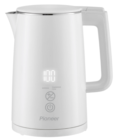 Чайник PIONEER KE577M белый фото