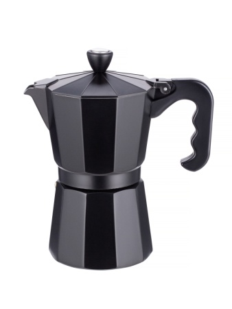 Кофеварка гейзерная TECO TC-402-6 CUPS (300 мл) черный фото