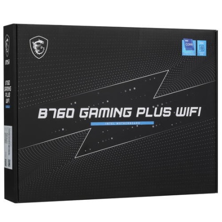 Материнская плата MB MSI B760 GAMING PLUS WIFI <S-1700 Intel B760 4xDDR5 ATX AC`97 8ch(7.1) 2.5Gg+HD фото