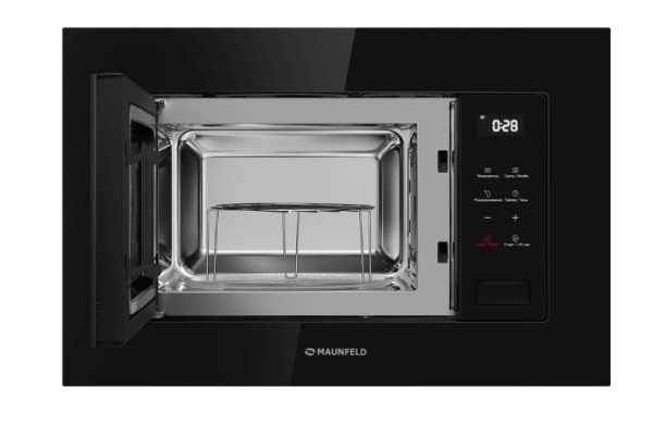 Микроволновая печь встраиваемая MAUNFELD MBMO820SGB10 черный фото