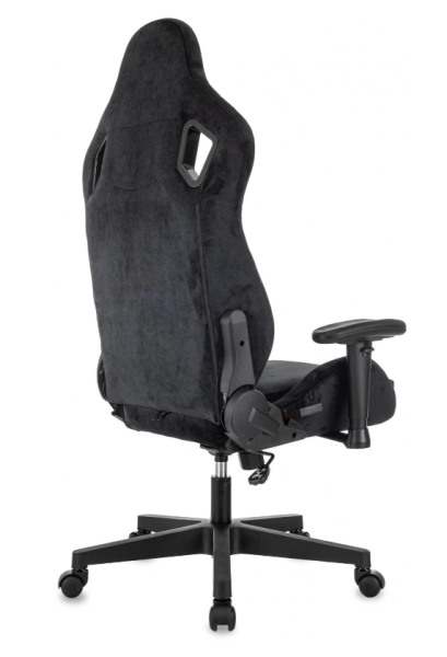 Кресло игровое Zombie Ghost Fabric черный Light-20 крестов. пластик ZOMBIE GHOST FABR-B  фото