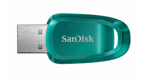 USB флеш-накопитель 128Gb SanDisk Ultra Eco морская волна USB 3.2 (SDCZ96-128G-G46) фото