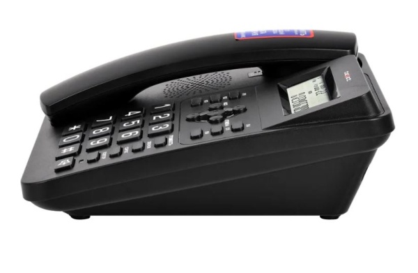 Телефон проводной TEXET TX-264 черный фото