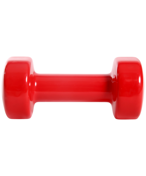 Гантель виниловая STARFIT DB-101 3 кг, красный фото