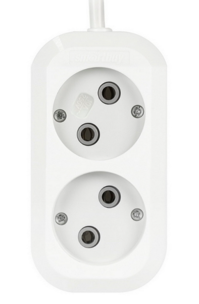 Удлинитель SMARTBUY SBE-10-2-02-N, 2 гнезда 2 метра фото
