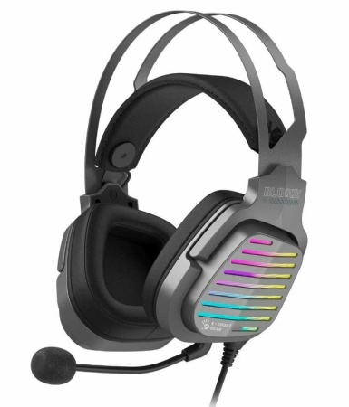 Игровые наушники с микрофоном A4 Bloody G560 серый 2м мониторные USB (G528C) фото