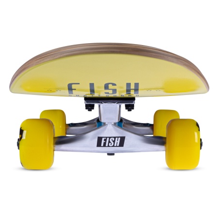 Скейтборд Fish 9963, дека клен 9 сл., размер 31"*8", колеса: 54*36мм 85А, PU, ABEC-7 карбон в/п фото