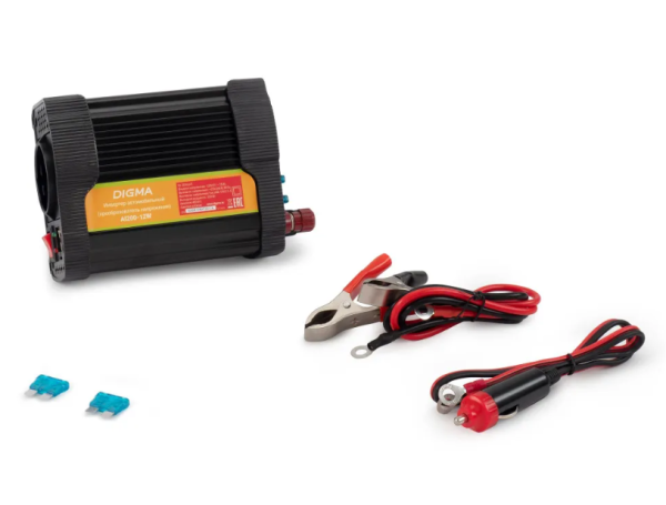 Автоинвертор Digma AI200-12W 200Вт  фото