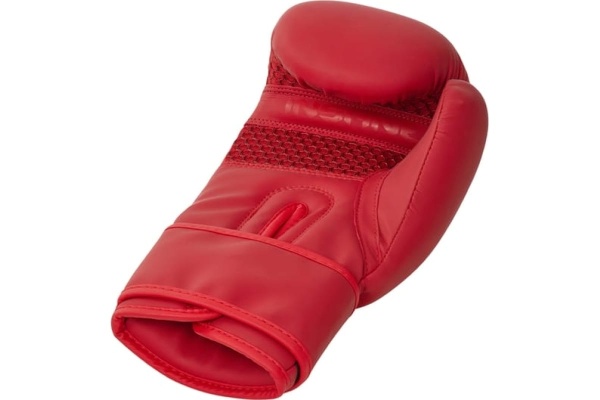 Перчатки боксерские INSANE ORO IN23-BG400, ПУ, красный,  8 oz  фото