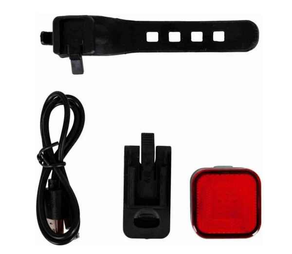 Велофонарь задний STG BC-TL5481, 30 lm, 350mAh, USB, черный Х108402 фото