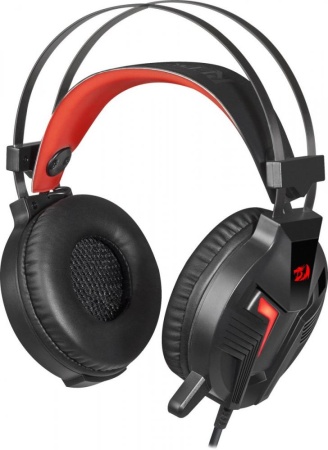 Игровые наушники с микрофоном REDRAGON Memecoleous черный/красный фото