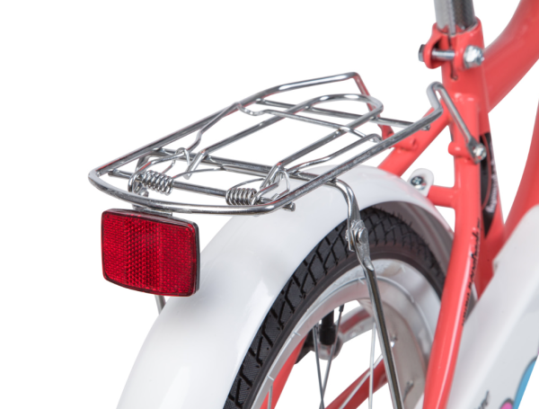 (м) Велосипед детский NOVATRACK 16"165CANDY.CRL23  коралловый, полная защита цепи, тормоз ножной, су фото