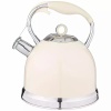 Чайник со свистком AGNESS 937-853 3л, молочный фото