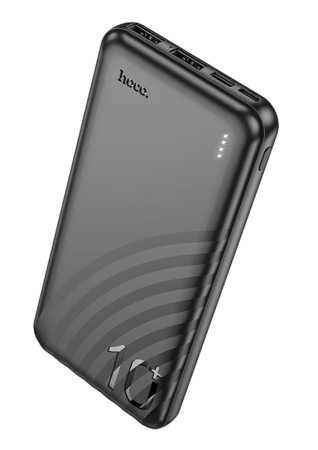 Аккумулятор внешний HOCO J123 Element 10000mAh чёрный (6942007612043) фото