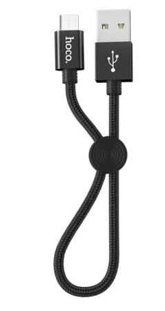 Кабель USB - MicroUSB HOCO X35 Premium 0.25м чёрный (6931474707437) фото