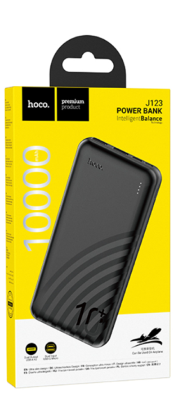 Аккумулятор внешний HOCO J123 Element 10000mAh чёрный (6942007612043) купить ЦИТ Аккумулятор внешний HOCO J123 Element 10000mAh чёрный (6942007612043) фото