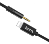 Кабель AUX - Lightning 1м HOCO UPA13 "Sound Source" черный фото