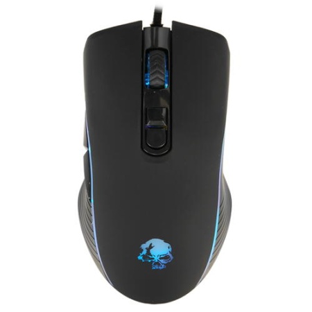 Мышь Оклик 708G MYSTERY черный оптическая (3200dpi) USB (7but) фото