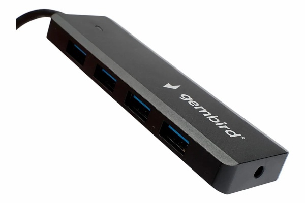 Хаб USB 3.1 Gembird UHB-C364 черный фото