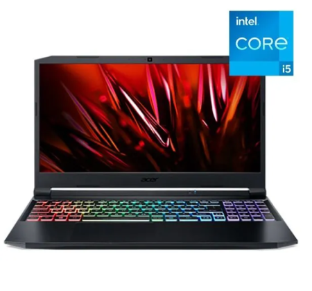 Ноутбук Acer Nitro 5 AN515-57-57DF Core i5-11400H/16Gb/512Gb SSD/GTX 1650 4Gb/15.6"FHD IPS/noOS/blac фото